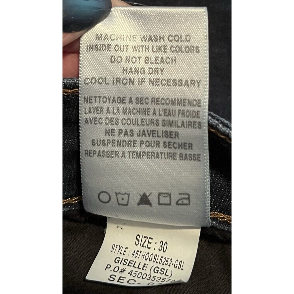 Joes Jeans Giselle Mid Rise Skinny Ankle Denim Womens 10/30 Blue Classic Y2K - Picture 6 of 7